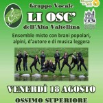 Esibizione Musicale Li Osc' (Locandina)